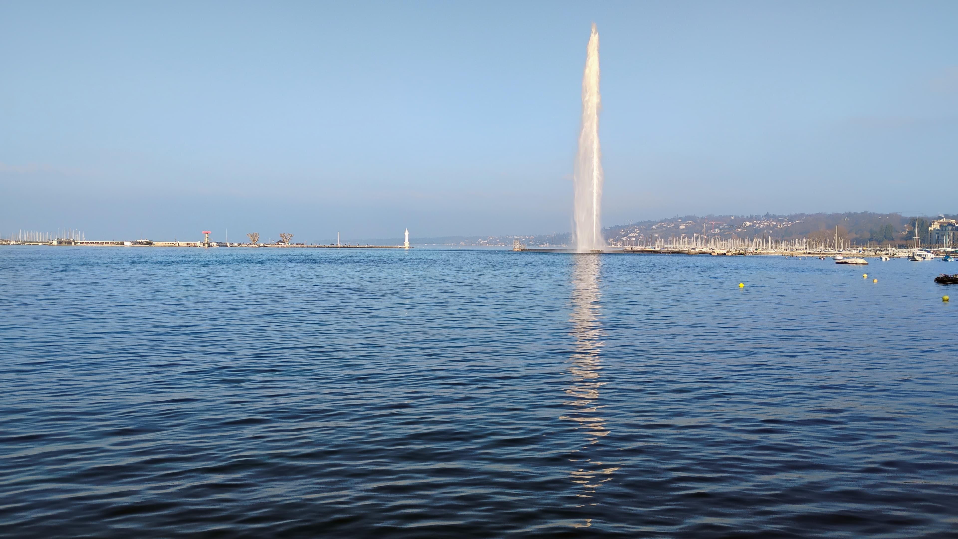 Jet D'Eau at Geneve, Switzerland